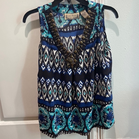 Multicolored summer blouse - Picture 1 of 1